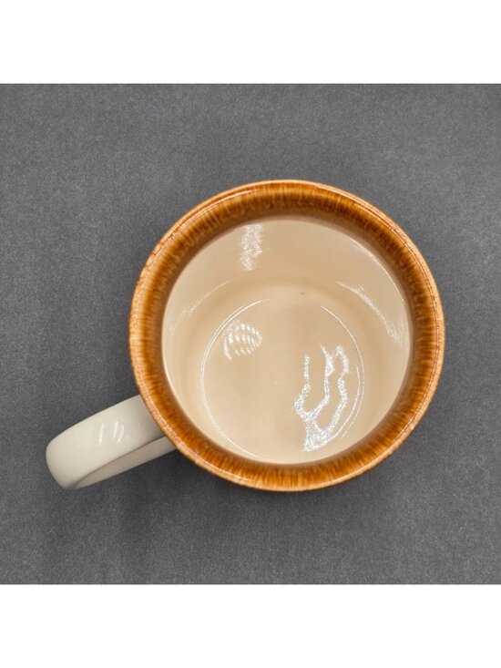 Vintage Biltons England Coffee Mug Orange Tabby Kittens Playing Textured Ceramic - Picture 5 of 8